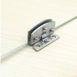 Bản Lề Cửa Kính Inox Chốt Chặn - Bản Lề Cửa Kính Inox 304 Chịu Nhiệt Độ Cao, Chống Han Gỉ, Không Bị Nhiễm Từ