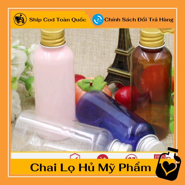 Chai Chiết Mĩ Phẩm ❤ TOP GIÁ RẺ ❤ Chai nhựa pet nắp vặn nhôm 30ml,50ml,100ml chiết mỹ phẩm , , phụ kiện du lịch