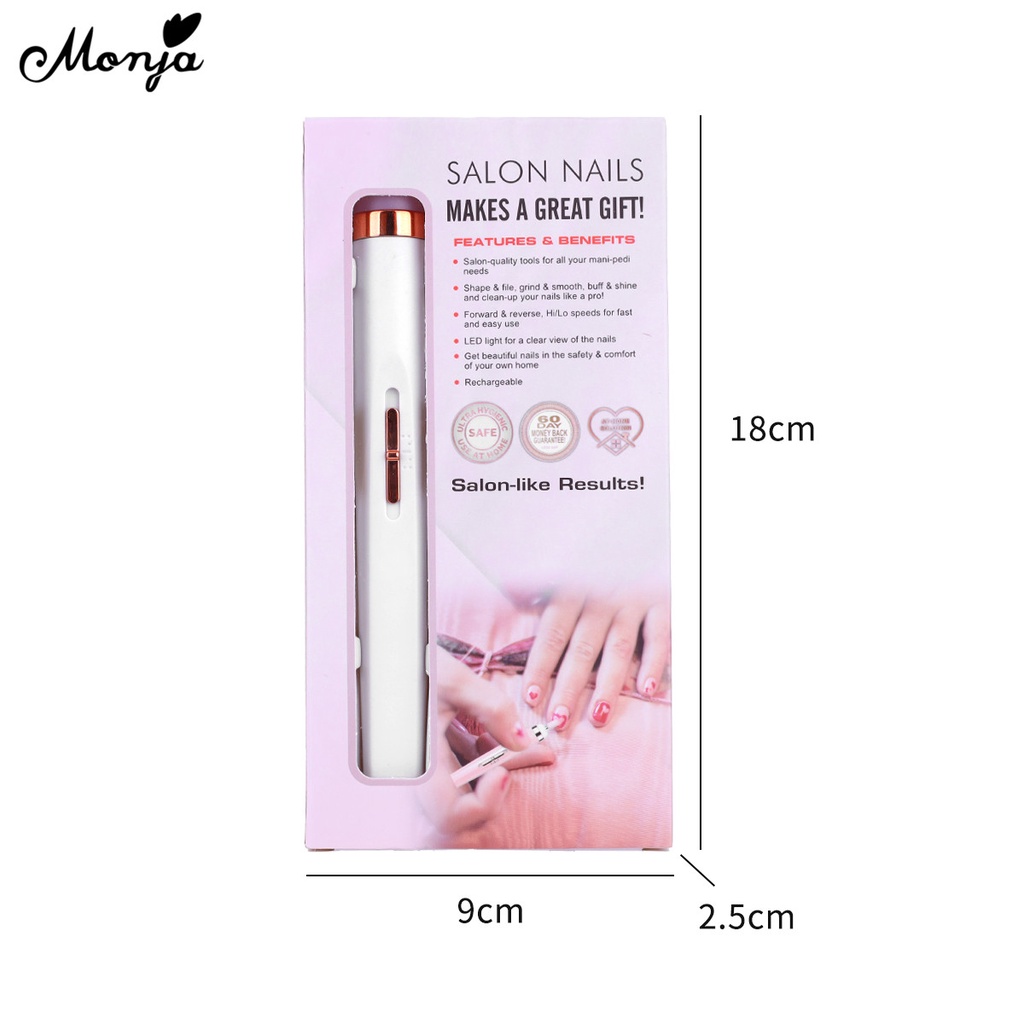 MONJA Bộ Máy Mài Móng Tay 36W USB Chất Lượng Cao