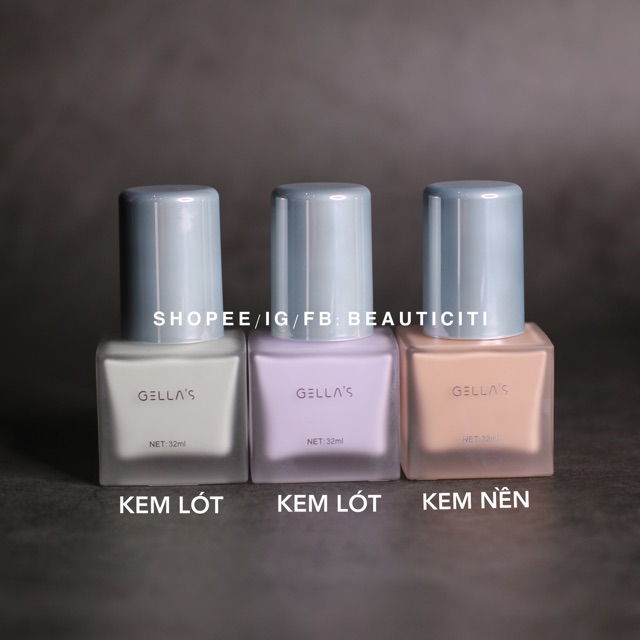 KEM NỀN KEM LÓT GELLAS GELLA'S 30ML MẪU MỚI 2020 | BigBuy360 - bigbuy360.vn