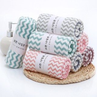 Khăn mặt Hàn Quốc cotton - Khăn Lông cừu siêu thấm nước [ MÃ E401 ]