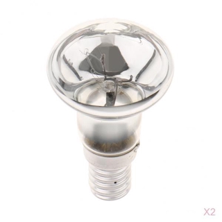 2x R39 Bóng đèn dây tóc vonfram phản quang SES E14 25W