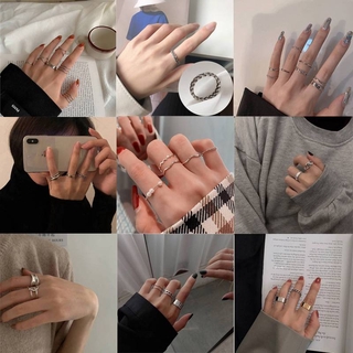 Set nhẫn hở kiểu dáng đơn giản thời trang phong cách Hàn Quốc
