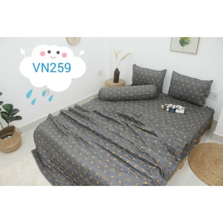 Bộ drap giường cotton thắng Lợi 4 món