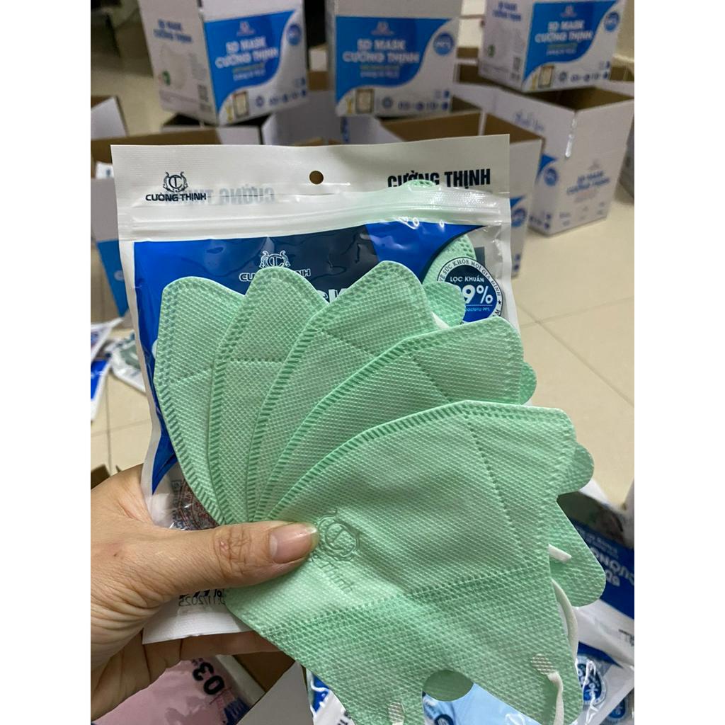 Thùng 100 chiếc khẩu trang 5D Cường Thịnh - Hàng chính hãng siêu đẹp