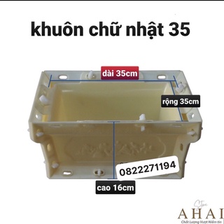 Khuôn đúc chậu cảnh chữ nhật 35