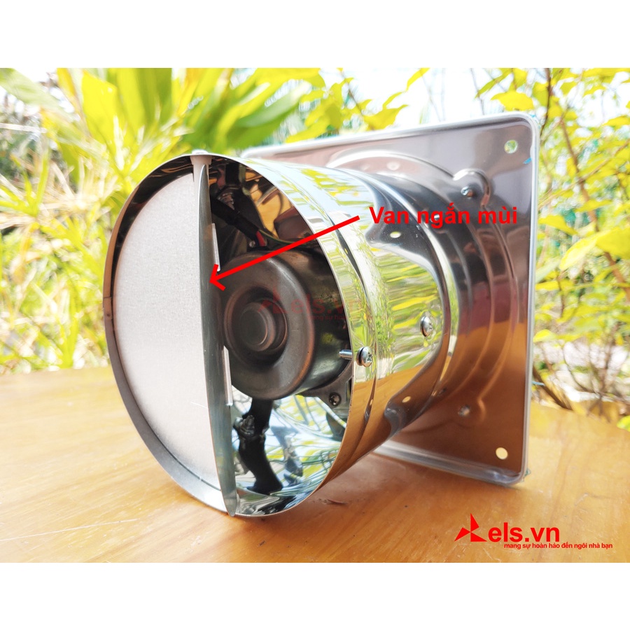 Quạt hút mùi thông gió bằng thép không gỉ Phi 150mm,200mm