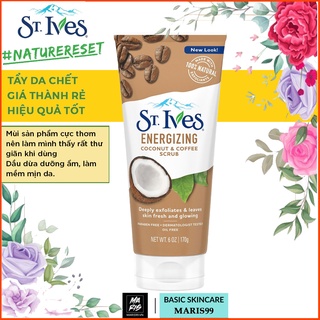Sữa Rửa Mặt Tẩy Tế Bào Chết ST.Ives Dừa & Cafe; ST.Ives Coconut & Coffee Scrub 170g