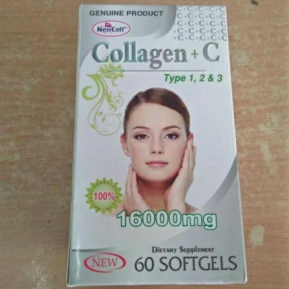Collagen C 16000mg hỗ trợ đẹp da, chống lão hóa, mờ thâm, trắng da Hộp 60viên | BigBuy360 - bigbuy360.vn