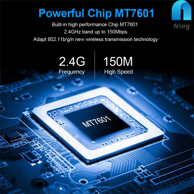 Usb Wifi 2.0 150m Mini Mạnh Mẽ 802.11 B / g / n Cho Laptop / pc 1-14 Kênh