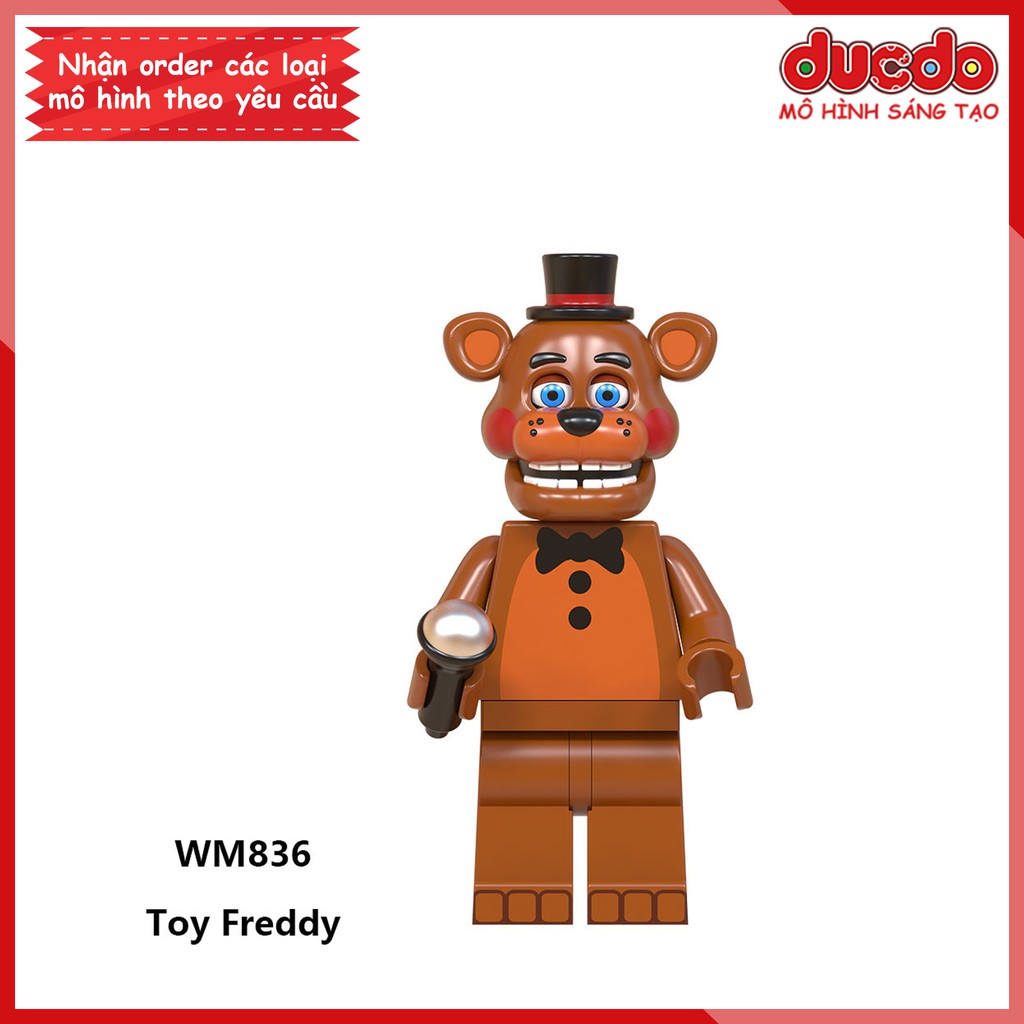 Minifigures các nhân vật trong Five Nights at Freddy's - Đồ chơi Lắp ghép Xếp hình Mô hình Mini WM WM6074