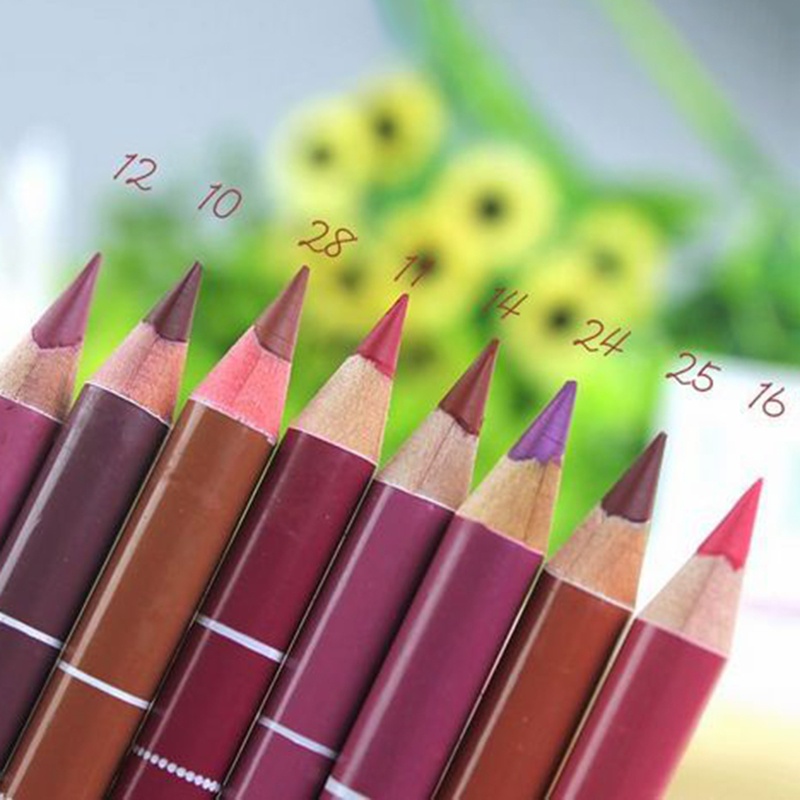 Chì Kẻ Viền Môi 10MK 12 Màu Tự Chọn Lâu Trôi Chống Thấm