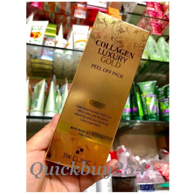 Mặt Nạ Vàng Collagen Luxury Gold Peel Off Pack 3W Clinic 100g