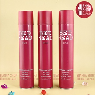 Gôm xịt tóc , keo xịt tóc tigi bed head hard head - 360ml.