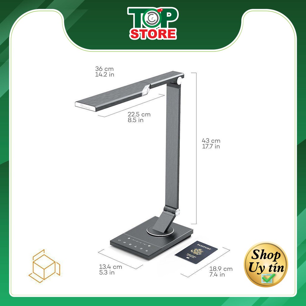 Đèn LED Để Bàn Thông Minh TaoTronics TT-DL16 , đèn để bàn , led ,đèn học để bàn