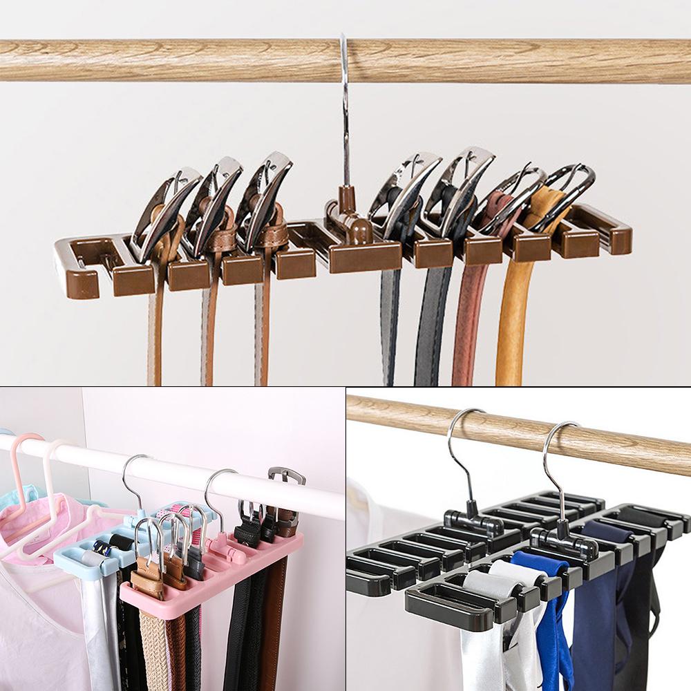 Giá Đỡ Treo Khăn Quàng Cổ 10 / 8 Lỗ Xoay Tiết Kiệm Không Gian Đa Năng