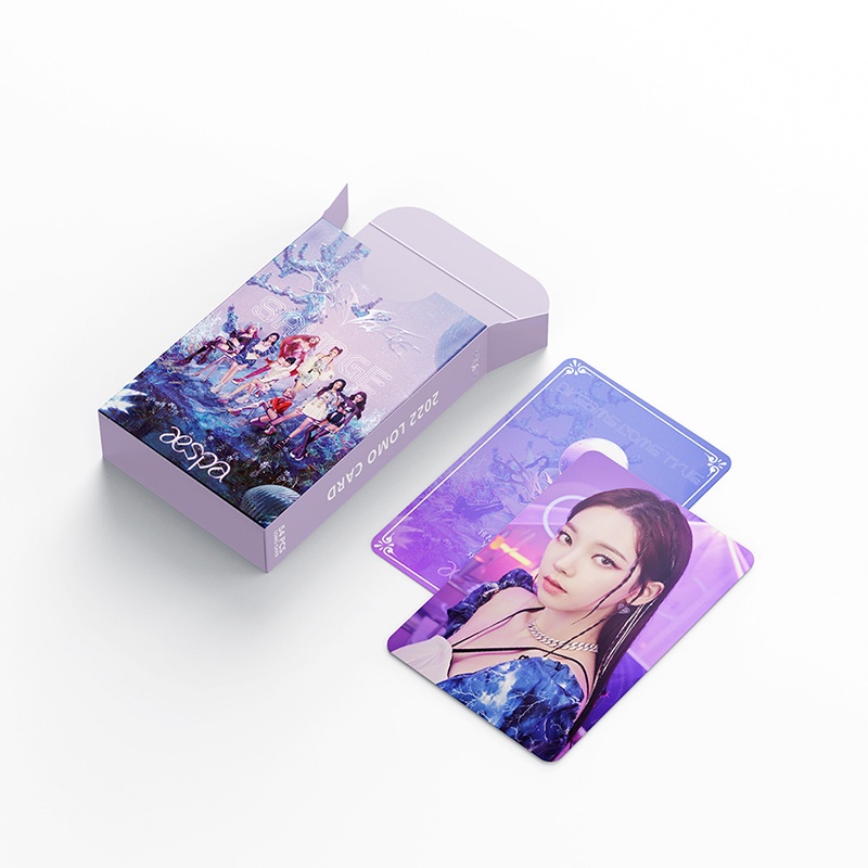 Hộp 54 Thẻ Hình 2022 LOMO Card Nhóm Nhạc Aespa