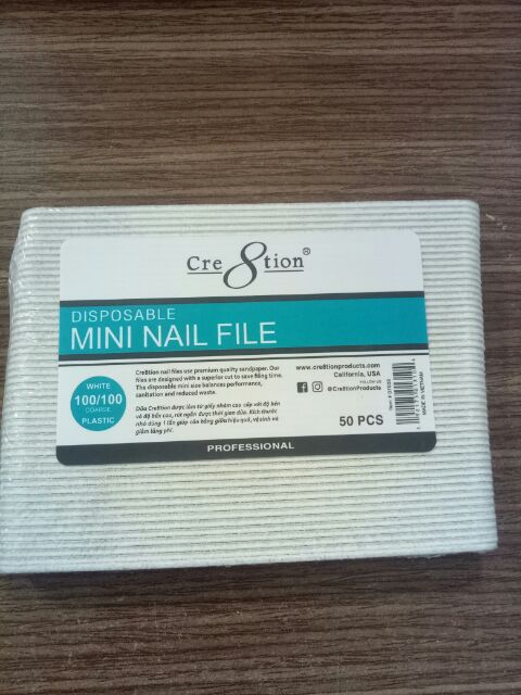 Cây Dũa móng thật hãng Cre8tion loại mini