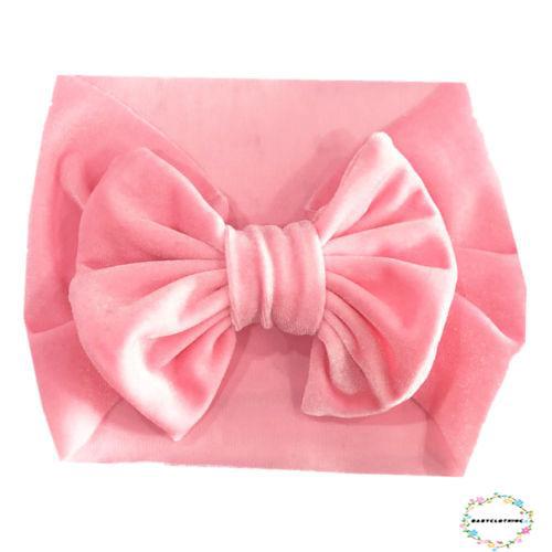 Vbi-newborn Kids Girl Bé Tập Đi Nơ Băng Đô Tóc Phụ Kiện Mũ