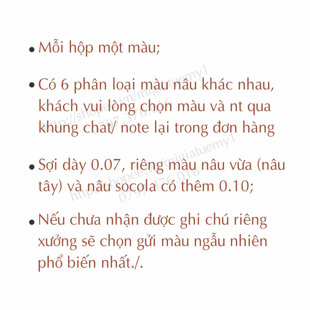Mi Nâu Fan 4D Hộp 200 Fans