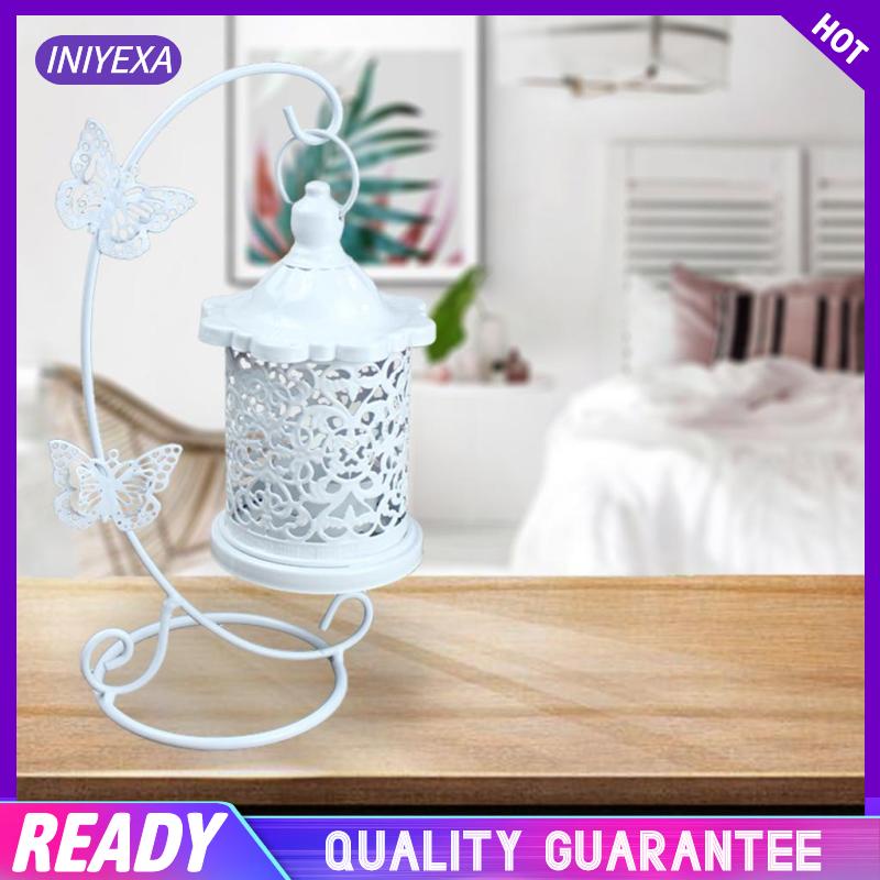 Giá Đỡ Đèn Cầy Hình Lồng Chim Bằng Kim Loại Độc Đáo Trang Trí Bàn Ăn/ Bàn Trà