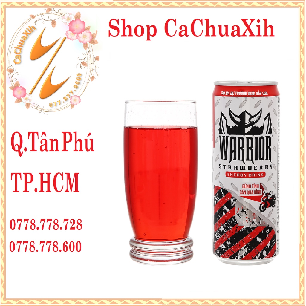 Nước tăng lực Warrior hương dâu 325ml ( Sting Thái)