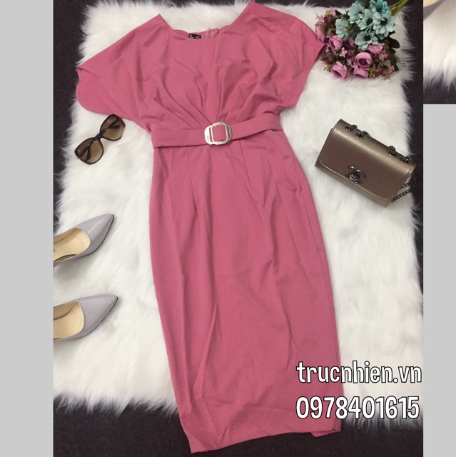 Đầm Công Sở Tay Cánh Tiên Cao cấp kèm ảnh thật