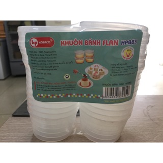 Khuôn bánh ( cốc nhựa ) flan caramen HPB83