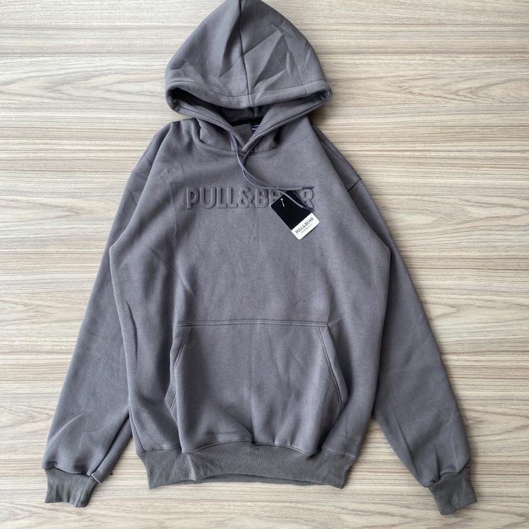 Immediately mua hàng	Áo khoác hoodie PULL AND BEAR dập nổi 3D FONT FULL TAG LEBEL - Áo khoác PULLL & BEAR