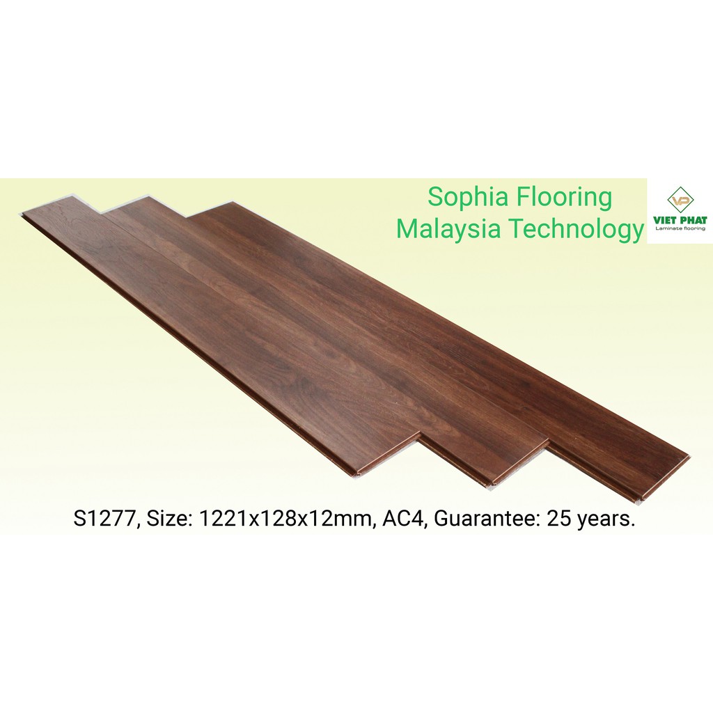 Sàn gỗ công nghiệp 12mm bề mặt laminate siêu chịu nước- số lương có han!!!