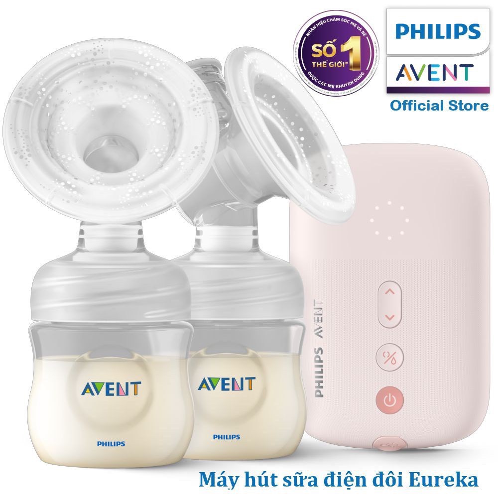 Máy hút sữa điện đôi Philips Avent Eureka SCF393.11