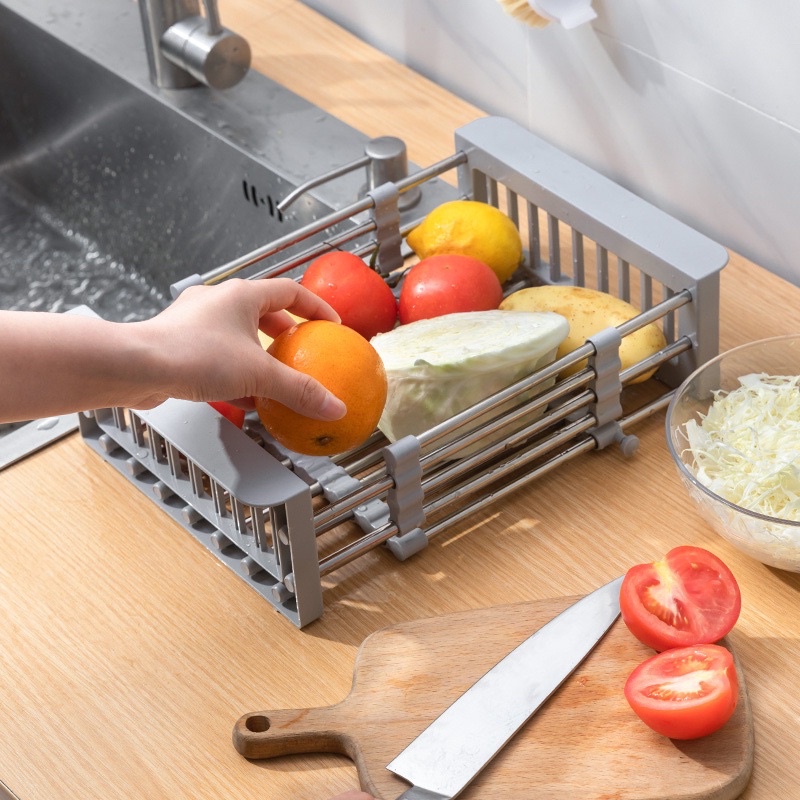 kệ inox gác bồn rửa chén
