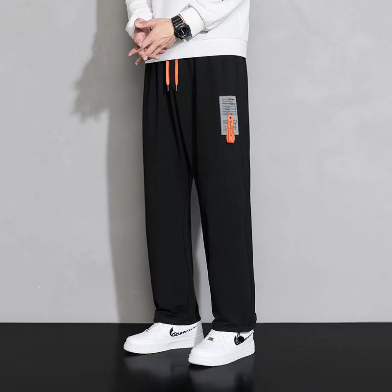 Quần Dài Dáng Rộng Lót Lông Cừu Thời Trang Thu Đông 2 Màu S-3XL Cho Nam