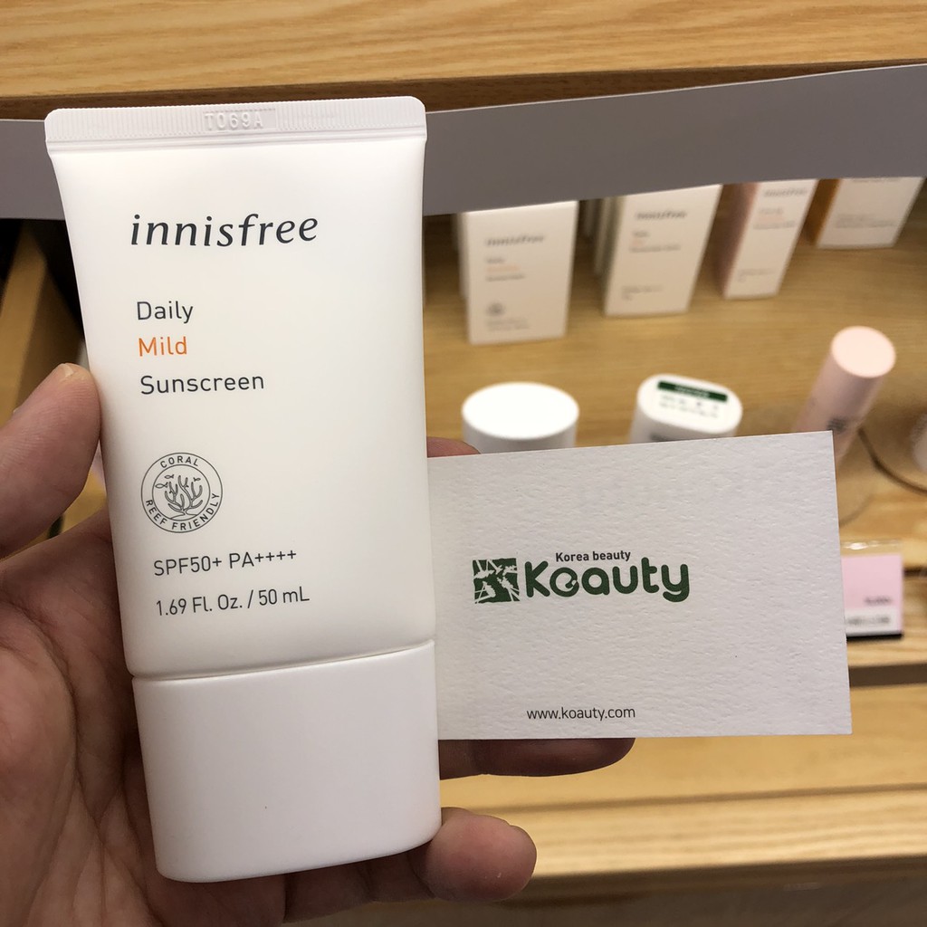 Kem chống nắng Innisfree Daily Mild Sunscreen