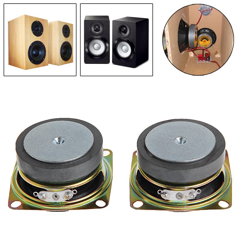 Set 2 loa 2&quot; Inch 4 Ohm 3 Wt toàn dải mini chất lượng cao