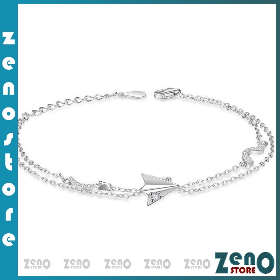 Vòng tay Titan ZenO (full box), LT07 Lắc tay nữ máy bay giấy cá tính mẫu Hàn Quốc