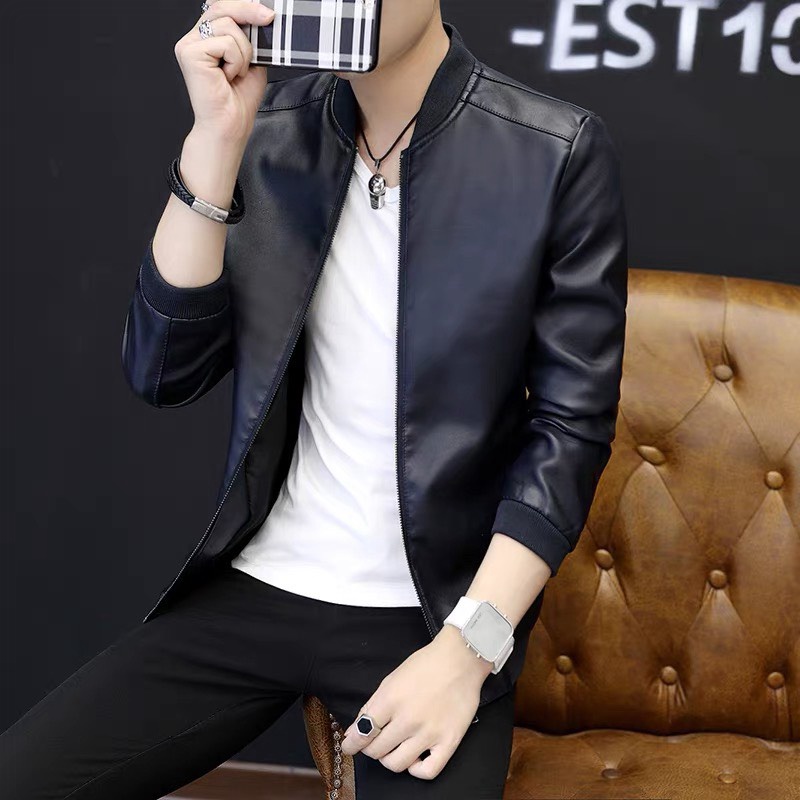 ÁO KHOÁC DA NAM PHONG CÁCH THỜI TRANG , LỊCH LÃM PHONG ĐỘ VALENTINA