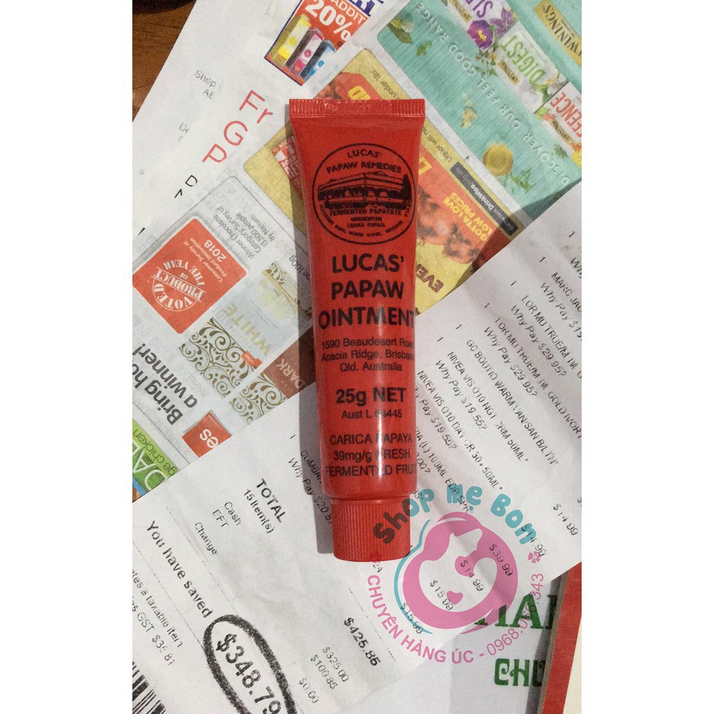 [CHUẨN AIR] Kem đa năng Lucas Papaw Ointment 25g - Chính hãng Úc Chính Hãng