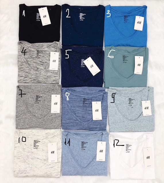 Combo Áo thun trơn HM