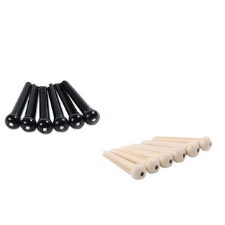 Bộ 6 Chốt Ghim Dây Guitar Nhựa Cao Cấp | Chốt Nhựa Guitar | Chốt Đàn Chính Hãng Vinaguitar