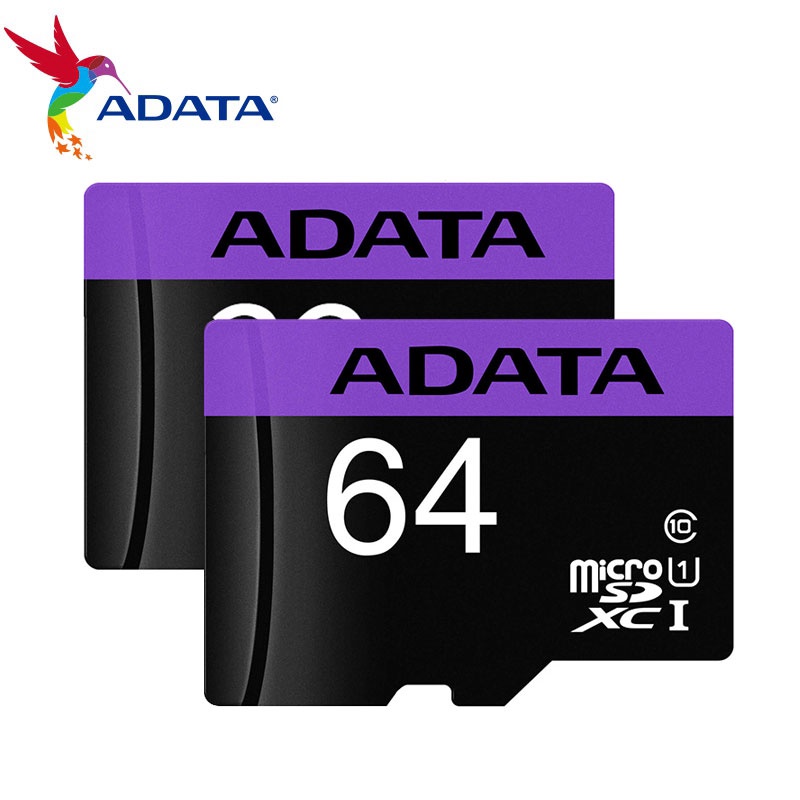 Thẻ Nhớ MicroSD ADATA Premier 64GB 32GB Class 10 Chuyên Cho Camera, Điện Thoại - Bảo Hành Chính Hãng 5 Năm