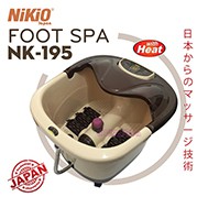 Bồn Chậu Massage Ngâm Chân 4in1 Nhật Bản Nikio NK-195 Chính Hãng