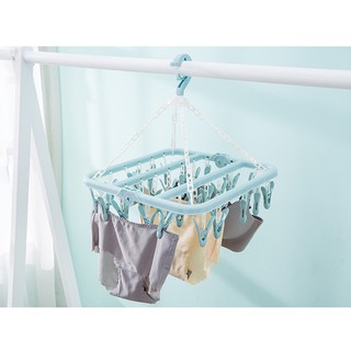 Móc 32 kẹp phơi vớ, quần áo bé