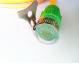 Bộ dây vòi xịt nước rửa xe, tưới cây . tăng áp 3 lần, loại 3m, 5m 206236A đầu đồng, cút, nối PE, d.vàng