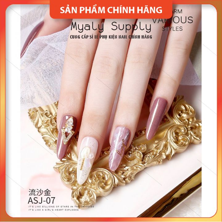 Set Sơn Nhũ AS Chai Đỏ Nắp Nhọn 9 Chai Cao Cấp ASJ SP000366