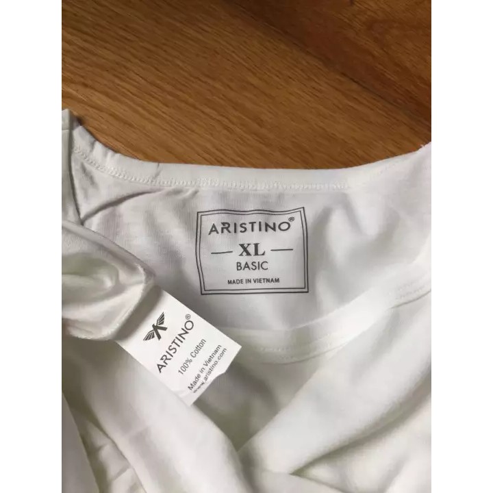 Áo thun nam ngắn tay không cổ, áo tshirt nam [ARISTINO] 100% cotton AC22, kiểu áo lót nam, mềm mịn, thấm hút mồ hôi tốt. | BigBuy360 - bigbuy360.vn