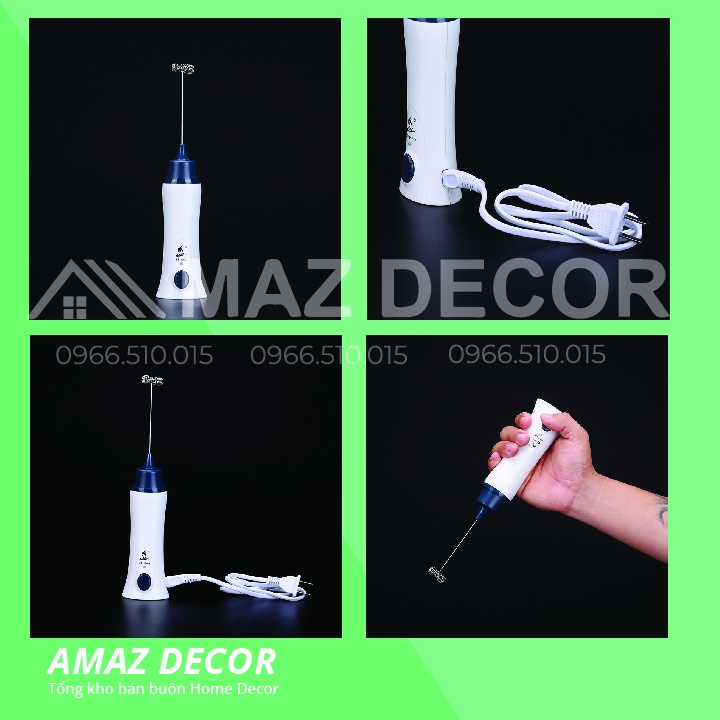 SALE GIÁ SỈ TẠI XƯỞNG Máy tạo bọt sữa cầm tay, tạo bọt cafe, cà phê, đánh trứng foamer  - sạc tích điện đẹp cao cấp