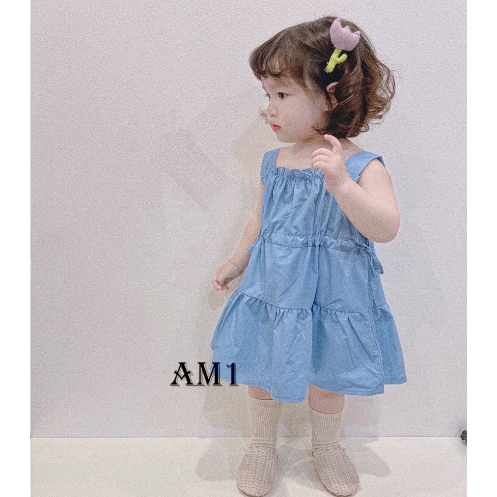 (8-20kg) Váy cho bé gái hai dây QATE917 - đầm bé gái QATE958