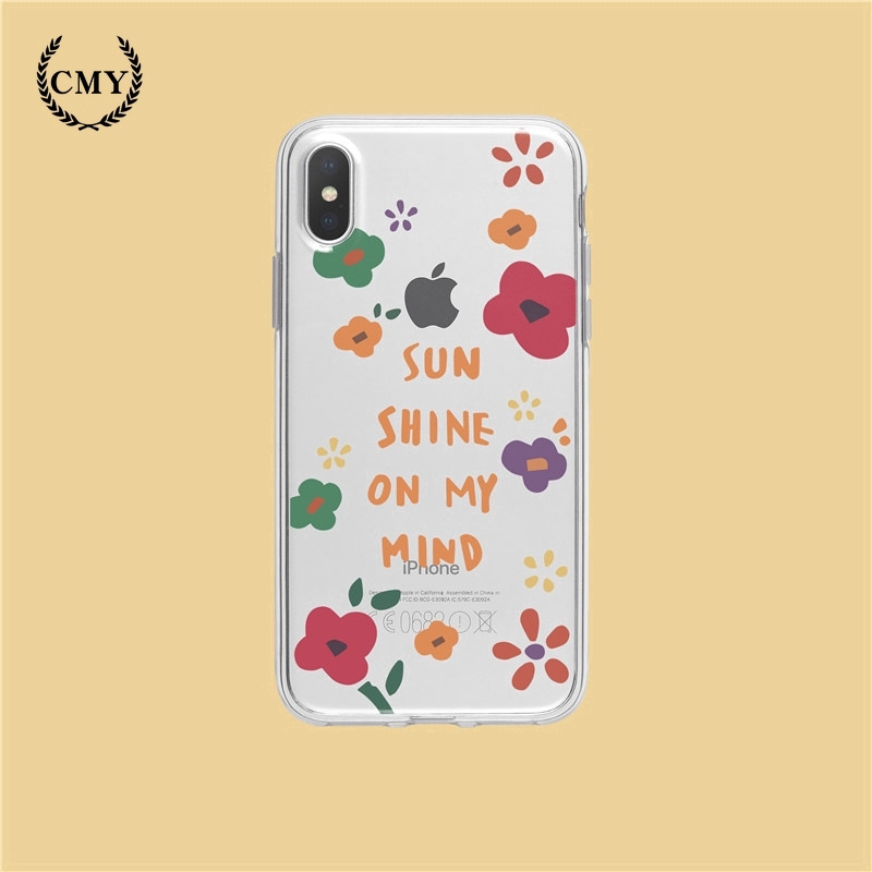 Ốp điện thoại họa tiết hoa nhiều màu xinh xắn cho iPhone11/11Pro 11pro Max X XR XS XS MAX 6 7 8 plus | BigBuy360 - bigbuy360.vn
