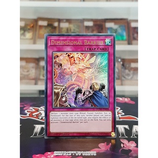 Thẻ bài yugioh! mã dude-en048 - dimension barrier - ultra rare - 1st edition